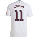 Aston Villa Shirts - aston villa adidas away shirt 2024-25 with watkins 11 cup printing Collection of Official Fan Gear