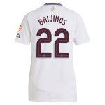 Aston Villa Shirts - aston villa adidas away shirt 2024-25 – womens with baijings 22 cup printing Collection of Official Fan Gear