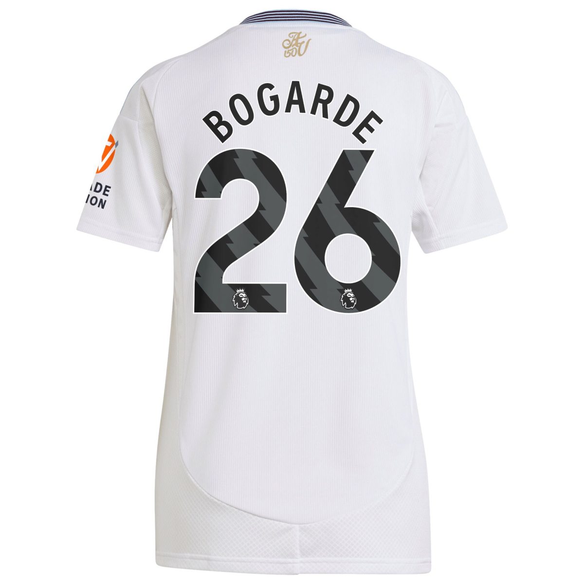 Aston Villa Shirts - aston villa adidas away shirt 2024-25 – womens with bogarde 26 printing Collection of Official Fan Gear