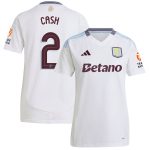 Aston Villa Shirts - aston villa adidas away shirt 2024-25 – womens with cash 2 cup printing Collection of Official Fan Gear