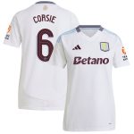 Aston Villa Shirts - aston villa adidas away shirt 2024-25 – womens with corsie 6 cup printing Collection of Official Fan Gear