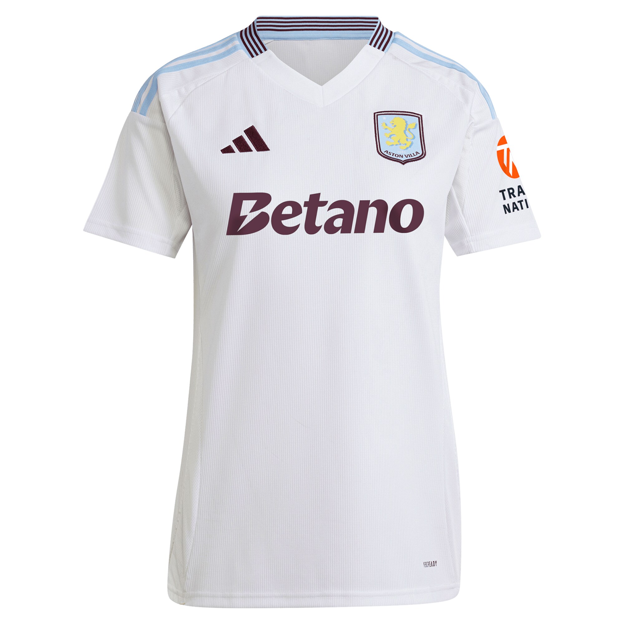 Aston Villa Shirts - aston villa adidas away shirt 2024-25 – womens with custom printing Collection of Official Fan Gear