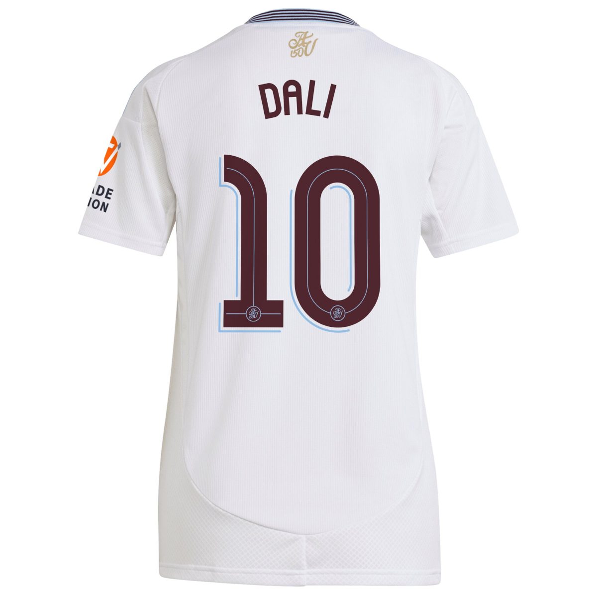 Aston Villa Shirts - aston villa adidas away shirt 2024-25 – womens with dali 10 cup printing Collection of Official Fan Gear
