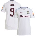 Aston Villa Shirts - aston villa adidas away shirt 2024-25 – womens with daly 9 cup printing Collection of Official Fan Gear