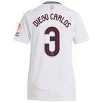 Aston Villa Shirts - aston villa adidas away shirt 2024-25 – womens with diego carlos 3 cup printing Collection of Official Fan Gear