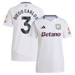 Aston Villa Shirts - aston villa adidas away shirt 2024-25 – womens with diego carlos 3 printing Collection of Official Fan Gear