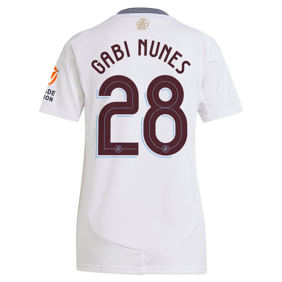 Aston Villa Shirts - aston villa adidas away shirt 2024-25 – womens with gabi nunes 28 cup printing Collection of Official Fan Gear