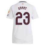 Aston Villa Shirts - aston villa adidas away shirt 2024-25 – womens with grant 23 cup printing Collection of Official Fan Gear