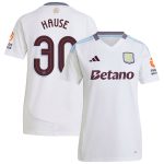 Aston Villa Shirts - aston villa adidas away shirt 2024-25 – womens with hause 30 cup printing Collection of Official Fan Gear