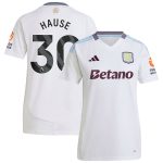 Aston Villa Shirts - aston villa adidas away shirt 2024-25 – womens with hause 30 printing Collection of Official Fan Gear