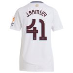 Aston Villa Shirts - aston villa adidas away shirt 2024-25 – womens with j. ramsey 41 cup printing Collection of Official Fan Gear