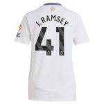 Aston Villa Shirts - aston villa adidas away shirt 2024-25 – womens with j. ramsey 41 printing Collection of Official Fan Gear