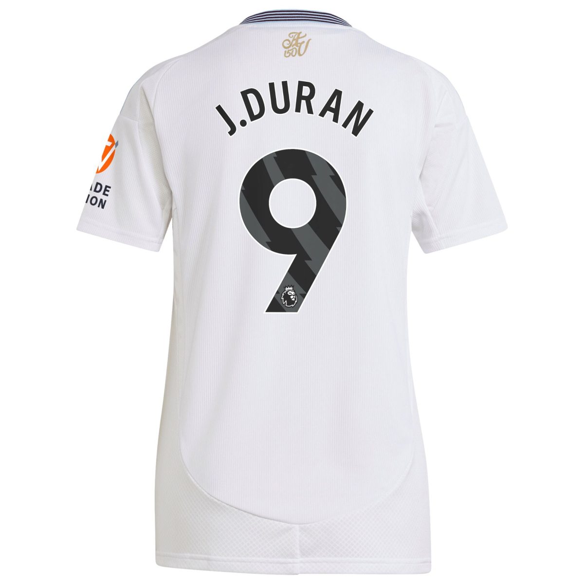 Aston Villa Shirts - aston villa adidas away shirt 2024-25 – womens with j.duran 9 printing Collection of Official Fan Gear