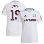 Aston Villa Shirts - aston villa adidas away shirt 2024-25 – womens with jaden 19 cup printing Collection of Official Fan Gear