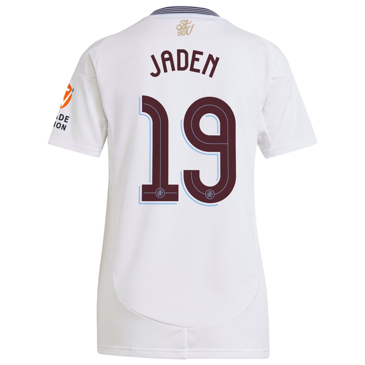 Aston Villa Shirts - aston villa adidas away shirt 2024-25 – womens with jaden 19 cup printing Collection of Official Fan Gear