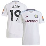 Aston Villa Shirts - aston villa adidas away shirt 2024-25 – womens with jaden 19 printing Collection of Official Fan Gear