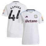 Aston Villa Shirts - aston villa adidas away shirt 2024-25 – womens with kamara 44 printing Collection of Official Fan Gear