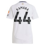 Aston Villa Shirts - aston villa adidas away shirt 2024-25 – womens with kamara 44 printing Collection of Official Fan Gear