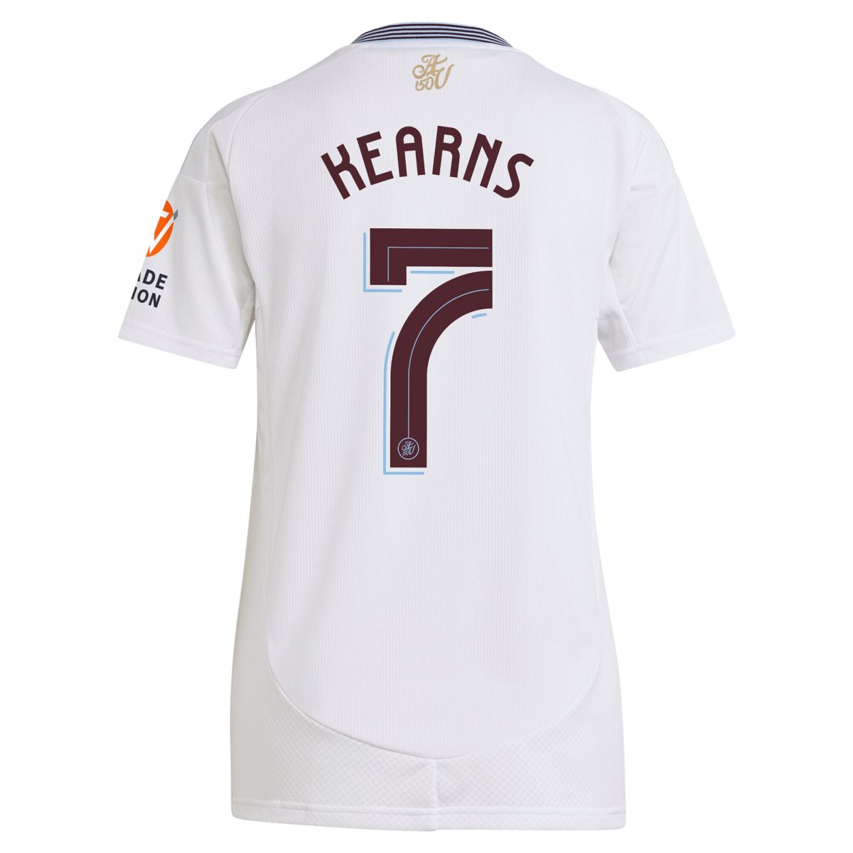Aston Villa Shirts - aston villa adidas away shirt 2024-25 – womens with kearns 7 cup printing Collection of Official Fan Gear