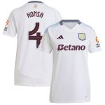 Aston Villa Shirts - aston villa adidas away shirt 2024-25 – womens with konsa 4 cup printing Collection of Official Fan Gear