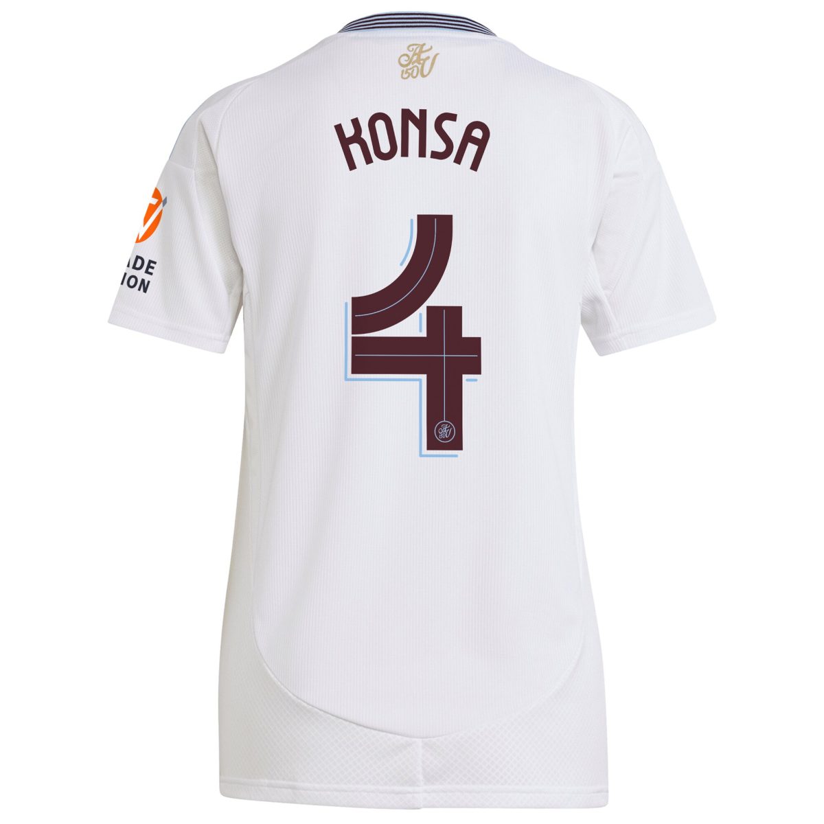 Aston Villa Shirts - aston villa adidas away shirt 2024-25 – womens with konsa 4 cup printing Collection of Official Fan Gear