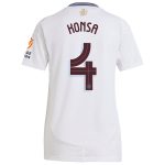 Aston Villa Shirts - aston villa adidas away shirt 2024-25 – womens with konsa 4 cup printing Collection of Official Fan Gear