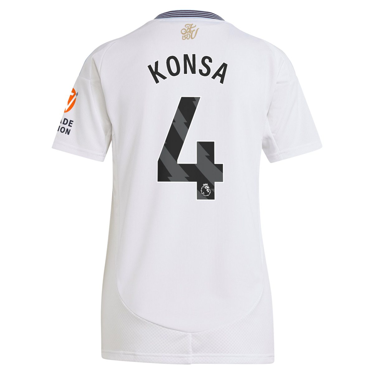 Aston Villa Shirts - aston villa adidas away shirt 2024-25 – womens with konsa 4 printing Collection of Official Fan Gear