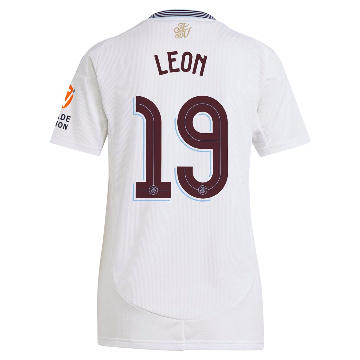 Aston Villa Shirts - aston villa adidas away shirt 2024-25 – womens with leon 19 cup printing Collection of Official Fan Gear