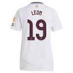 Aston Villa Shirts - aston villa adidas away shirt 2024-25 – womens with leon 19 cup printing Collection of Official Fan Gear