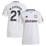 Aston Villa Shirts - aston villa adidas away shirt 2024-25 – womens with m.asensio 21 printing Collection of Official Fan Gear