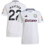 Aston Villa Shirts - aston villa adidas away shirt 2024-25 – womens with maatsen 22 printing Collection of Official Fan Gear