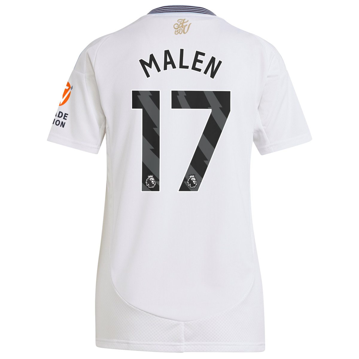 Aston Villa Shirts - aston villa adidas away shirt 2024-25 – womens with malen 17 printing Collection of Official Fan Gear