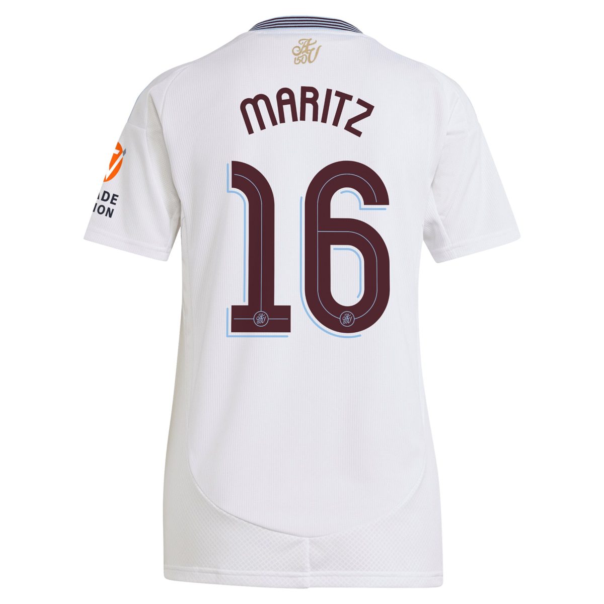 Aston Villa Shirts - aston villa adidas away shirt 2024-25 – womens with maritz 16 cup printing Collection of Official Fan Gear