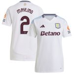 Aston Villa Shirts - aston villa adidas away shirt 2024-25 – womens with mayling 2 cup printing Collection of Official Fan Gear