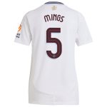 Aston Villa Shirts - aston villa adidas away shirt 2024-25 – womens with mings 5 cup printing Collection of Official Fan Gear