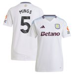 Aston Villa Shirts - aston villa adidas away shirt 2024-25 – womens with mings 5 printing Collection of Official Fan Gear