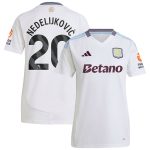 Aston Villa Shirts - aston villa adidas away shirt 2024-25 – womens with nedeljković 20 printing Collection of Official Fan Gear