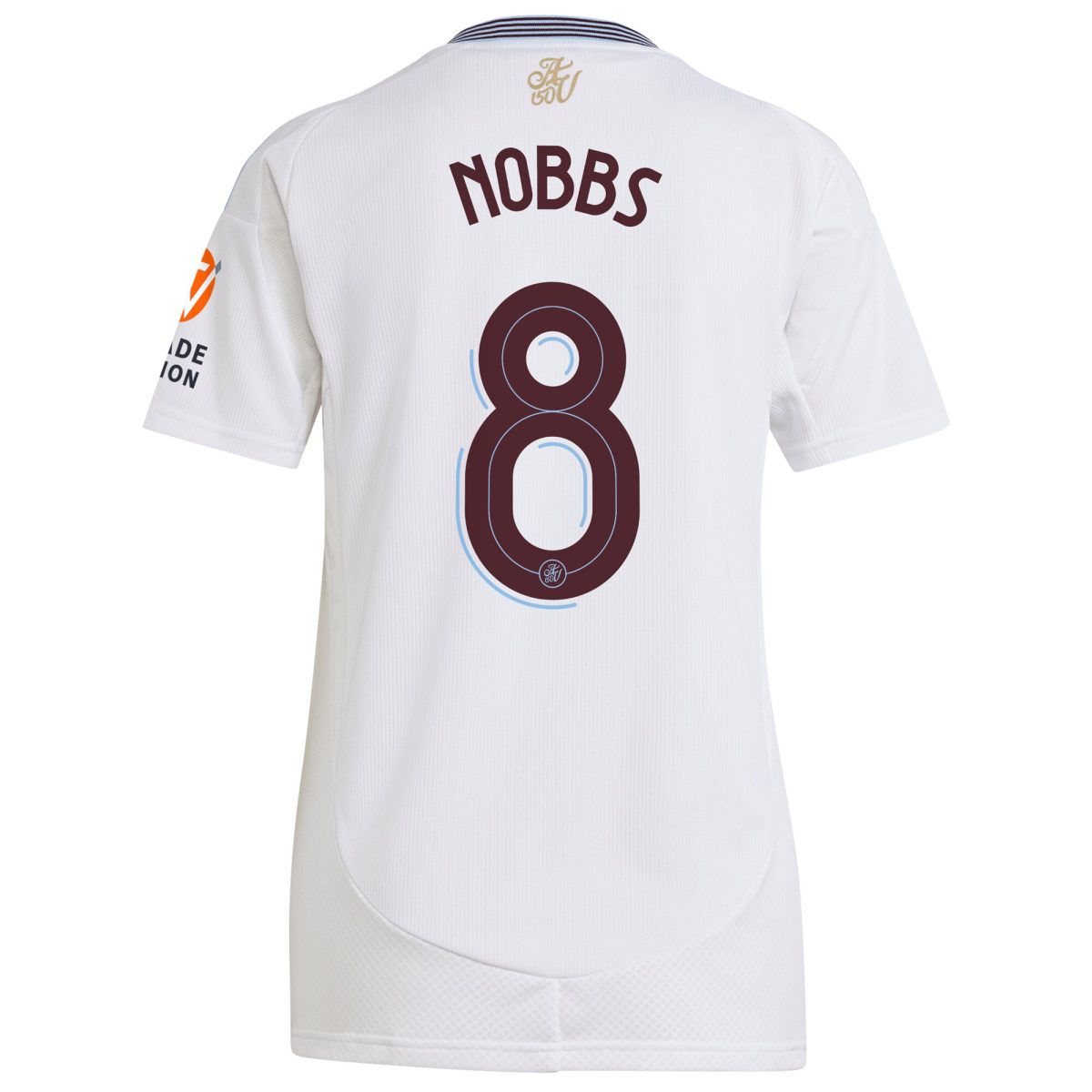 Aston Villa Shirts - aston villa adidas away shirt 2024-25 – womens with nobbs 8 cup printing Collection of Official Fan Gear