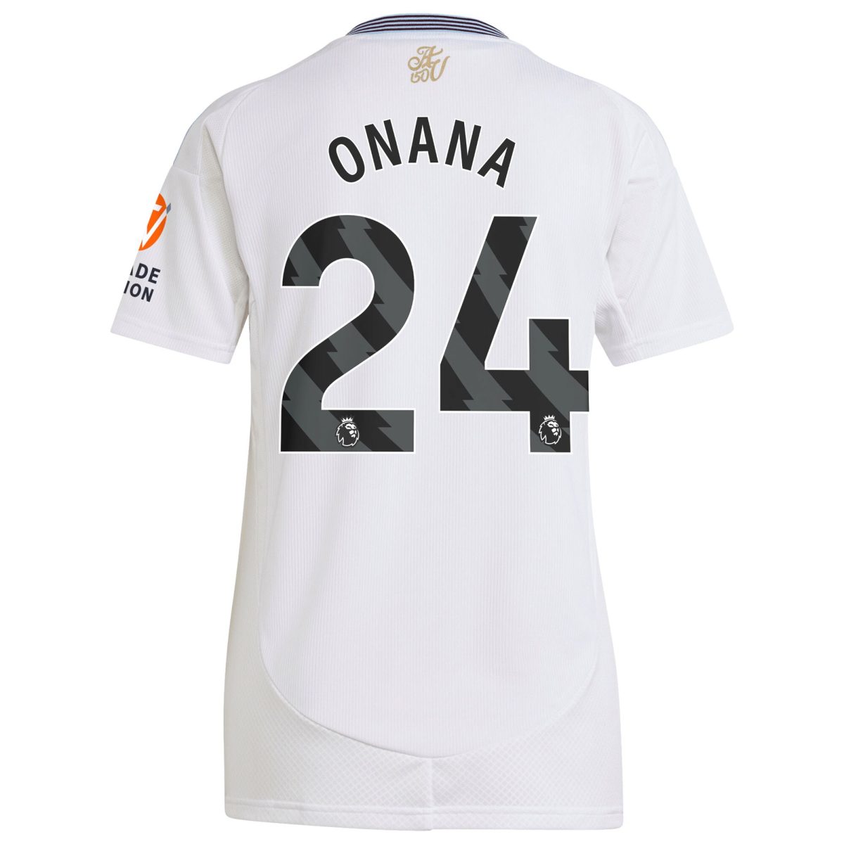 Aston Villa Shirts - aston villa adidas away shirt 2024-25 – womens with onana 24 printing Collection of Official Fan Gear