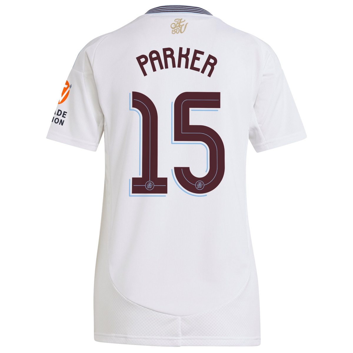 Aston Villa Shirts - aston villa adidas away shirt 2024-25 – womens with parker 15 cup printing Collection of Official Fan Gear