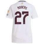 Aston Villa Shirts - aston villa adidas away shirt 2024-25 – womens with rogers 27 cup printing Collection of Official Fan Gear