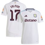 Aston Villa Shirts - aston villa adidas away shirt 2024-25 – womens with salmon 17 cup printing Collection of Official Fan Gear