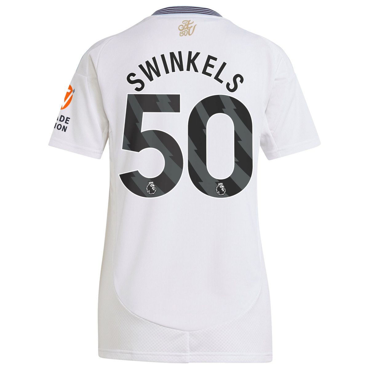 Aston Villa Shirts - aston villa adidas away shirt 2024-25 – womens with swinkels 50 printing Collection of Official Fan Gear