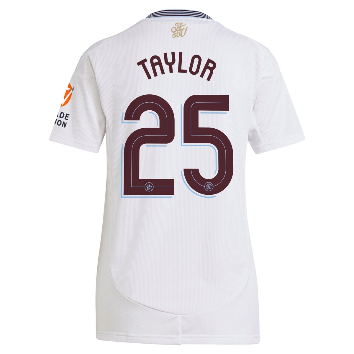 Aston Villa Shirts - aston villa adidas away shirt 2024-25 – womens with taylor 25 cup printing Collection of Official Fan Gear
