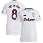 Aston Villa Shirts - aston villa adidas away shirt 2024-25 – womens with tielemans 8 cup printing Collection of Official Fan Gear