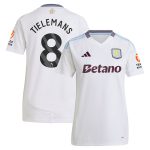 Aston Villa Shirts - aston villa adidas away shirt 2024-25 – womens with tielemans 8 printing Collection of Official Fan Gear