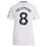 Aston Villa Shirts - aston villa adidas away shirt 2024-25 – womens with tielemans 8 printing Collection of Official Fan Gear