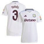 Aston Villa Shirts - aston villa adidas away shirt 2024-25 – womens with tomás 3 cup printing Collection of Official Fan Gear