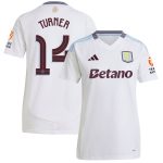 Aston Villa Shirts - aston villa adidas away shirt 2024-25 – womens with turner 14 cup printing Collection of Official Fan Gear