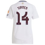 Aston Villa Shirts - aston villa adidas away shirt 2024-25 – womens with turner 14 cup printing Collection of Official Fan Gear